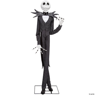 6.5 Ft Nightmare Before Christmas Animated Jack Skellington