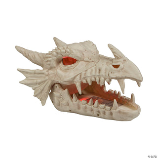 Light-Up Dragon Skull Candy Bowl