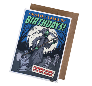 Ghastly Tales Birthday Card