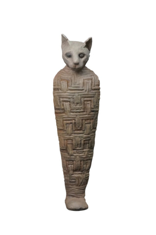 Ancient Egyptian Bastet Cat Mummy Replica 15"