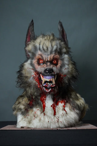 Scary Werewolf Head