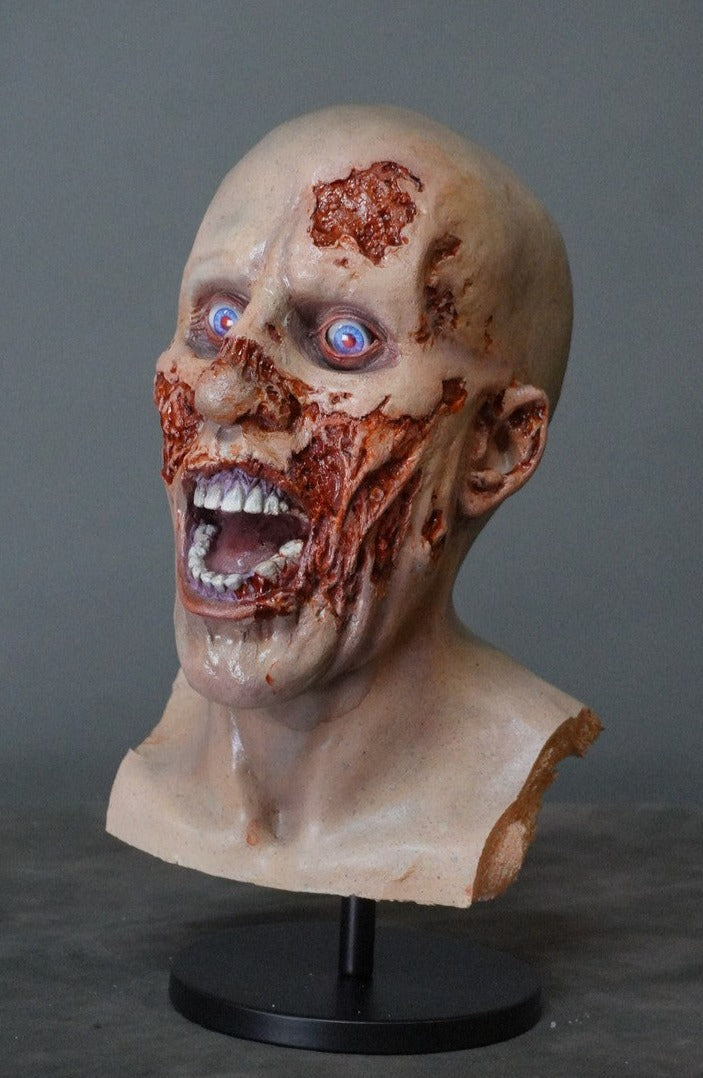 Zombie Zack Head Prop – Dapper Cadaver Props