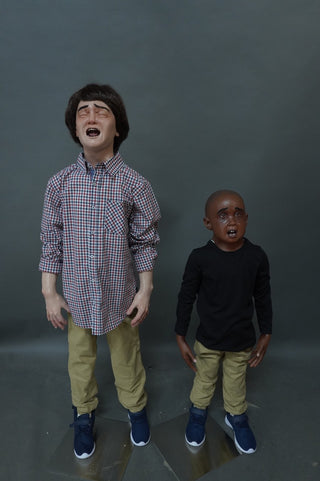 Screaming Boy Child Poseable Figure