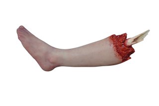 Silicone Nick Leg with Exposed Bone