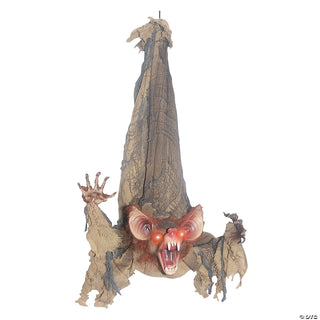 Animated Upside Down Hanging Bat
