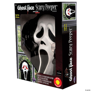 Ghost Face Light-Up Window Decoration