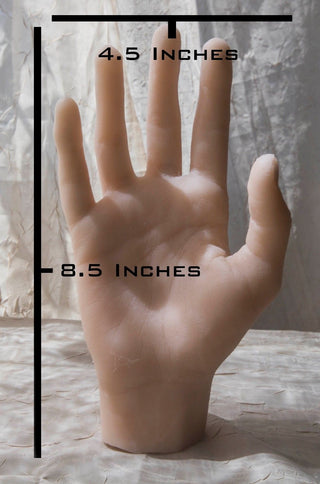Poseable Robust Silicone Hand Unpainted