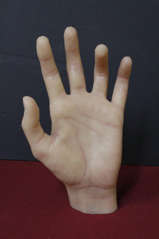 Poseable Robust Silicone Hand Unpainted Prop – Dapper Cadaver Props